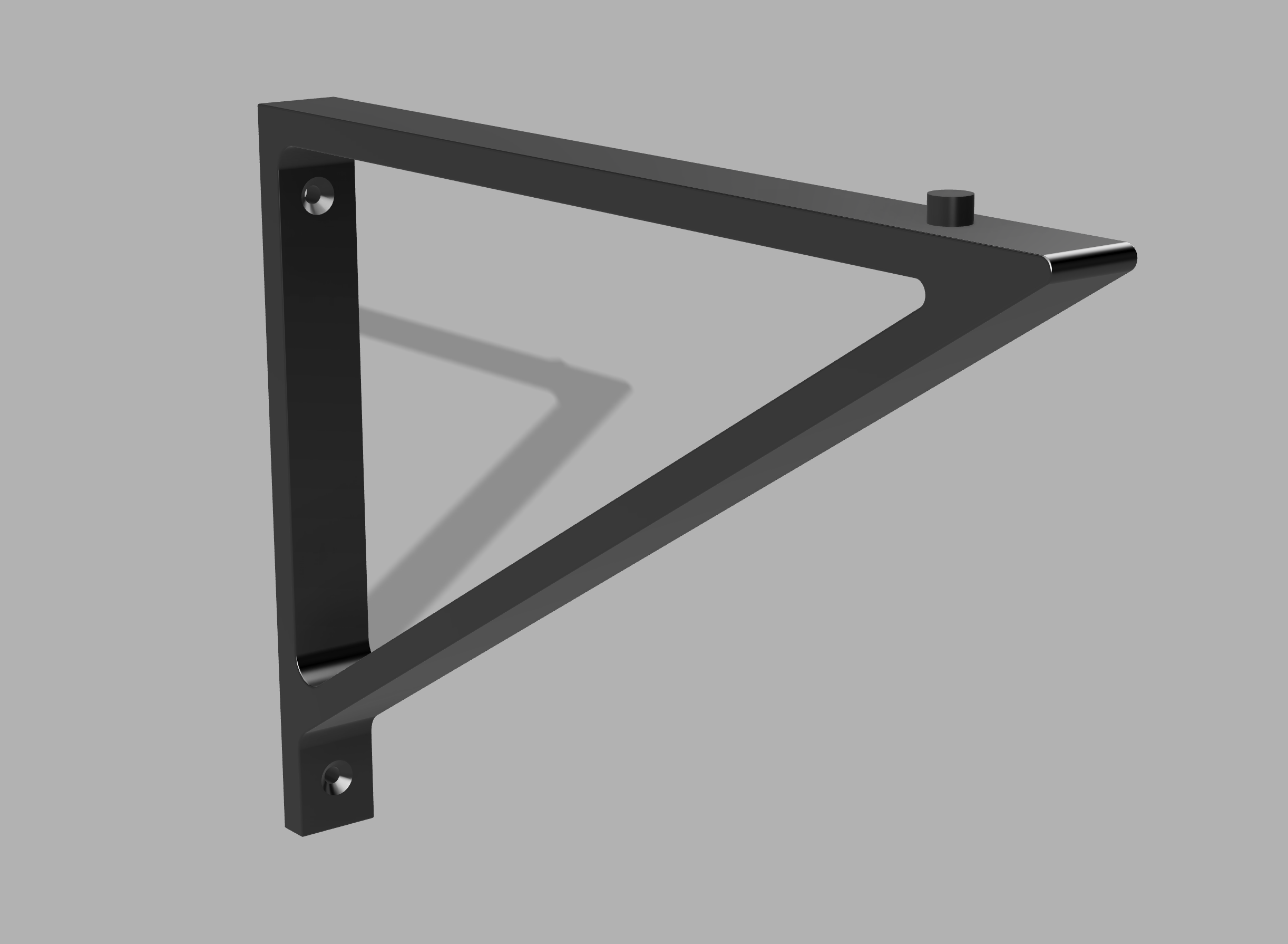 Miniatura 2 do modelo 3D Simple shelf bracket