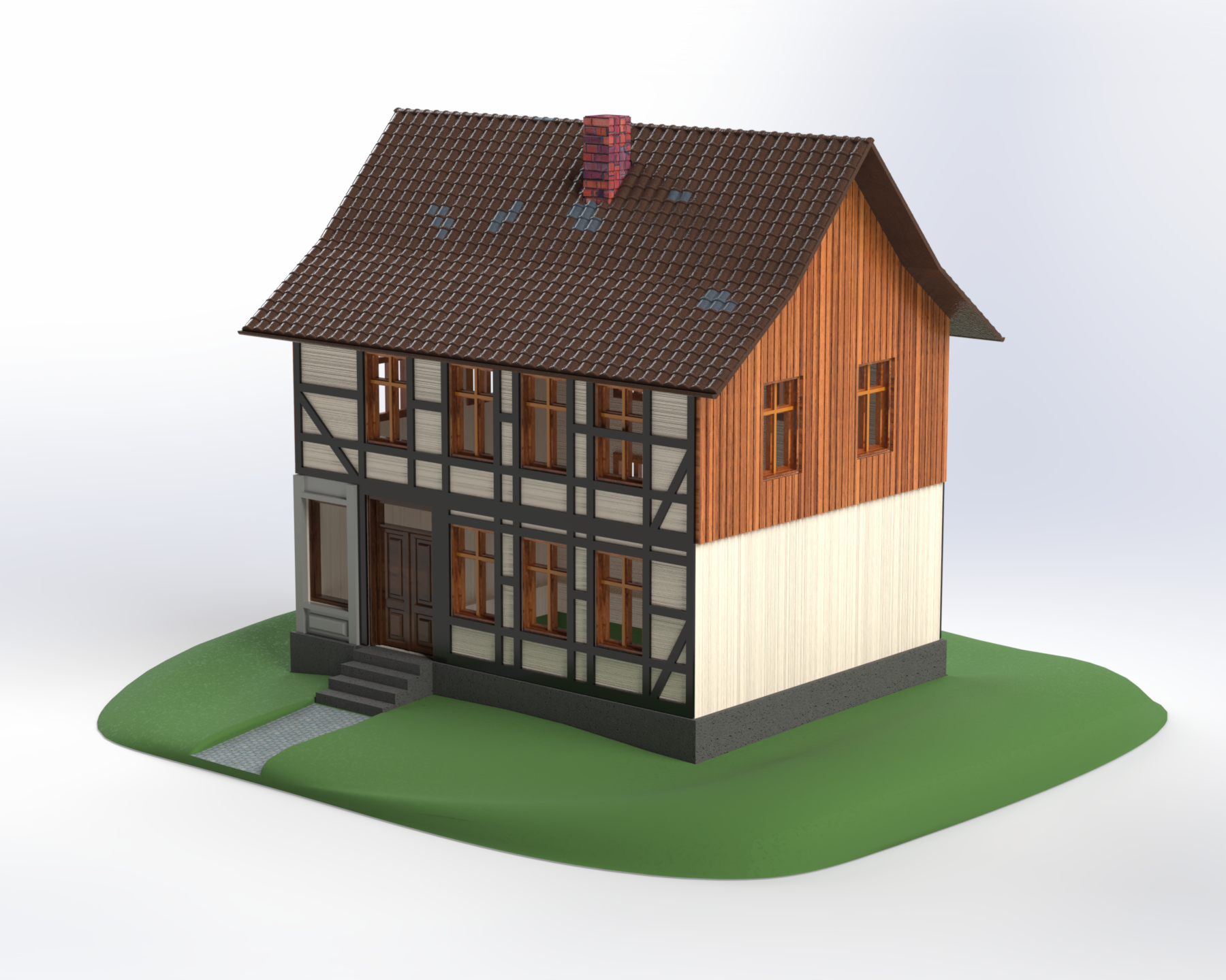 Fachwerkhaus (Half-timbered house) H0