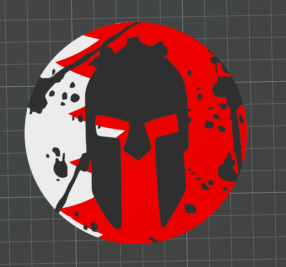 Spartan keychain