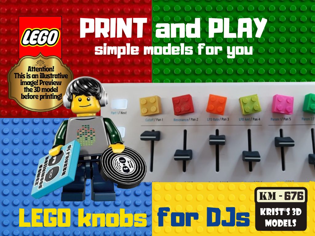 LEGO Knobs for DJs