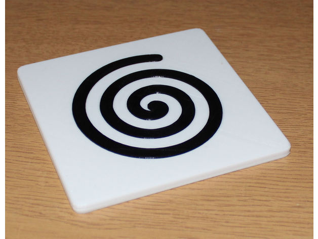 Spiral Drinks Coaster (No MMU Needed!)