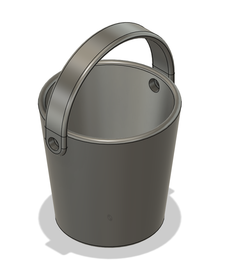 Bucket for Schleich or similar figures