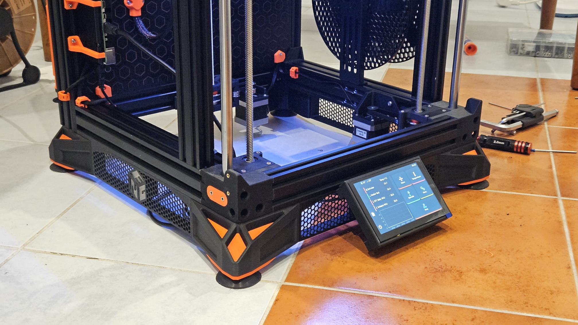 Flat Mesh Skirt with Wide Legs for Ender 3 NG