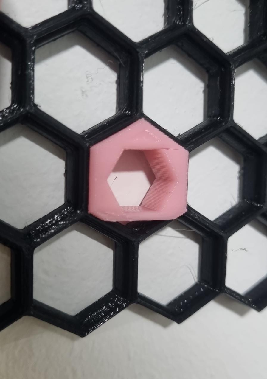 HSW Rotated Insert with 13.5mm Hex Hole, 2 print positions, STEP files for remixing — thumbnail 3