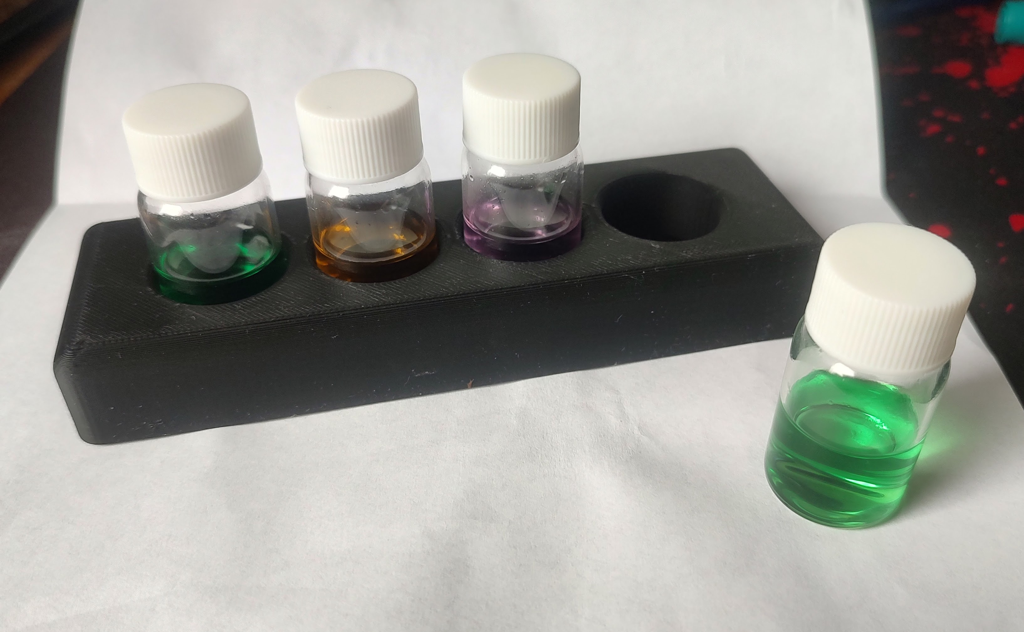 Vial holder for Exaqua Photometer