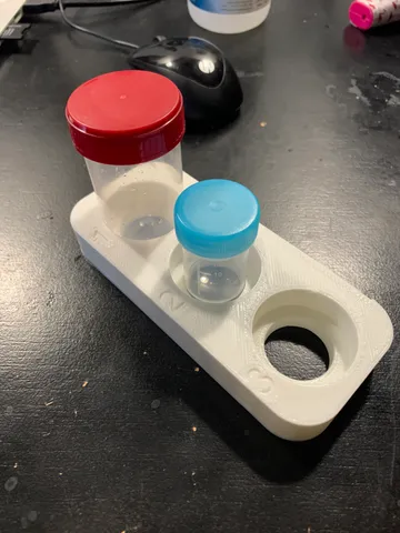 Biopsy flask holder