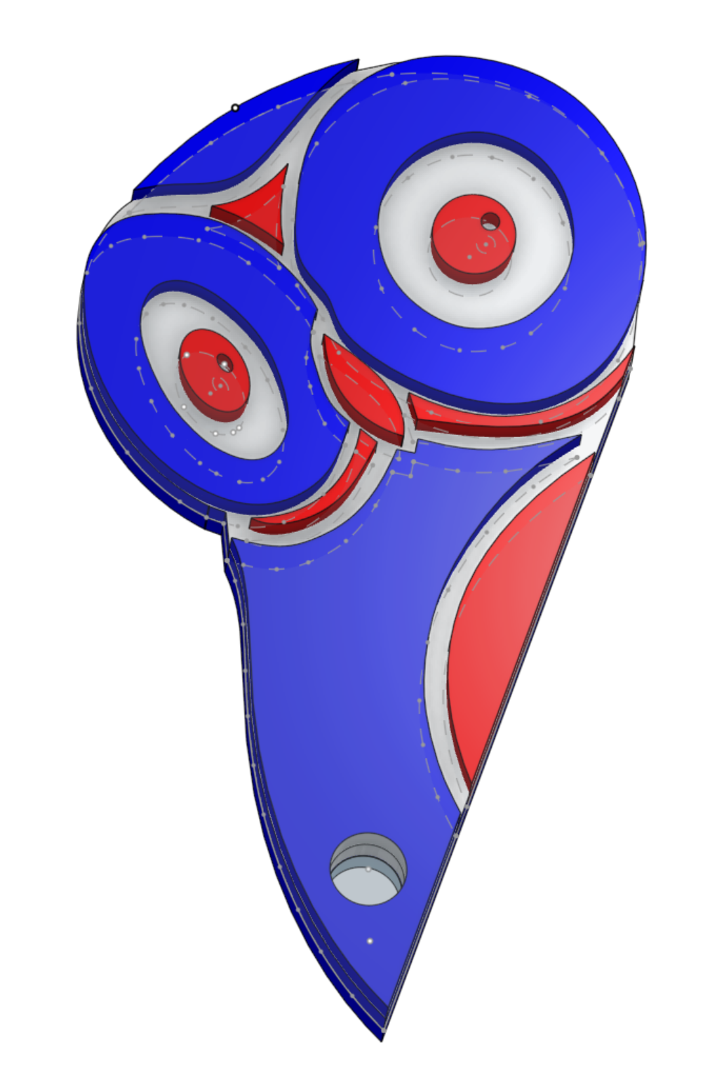 THG Owl Keychain