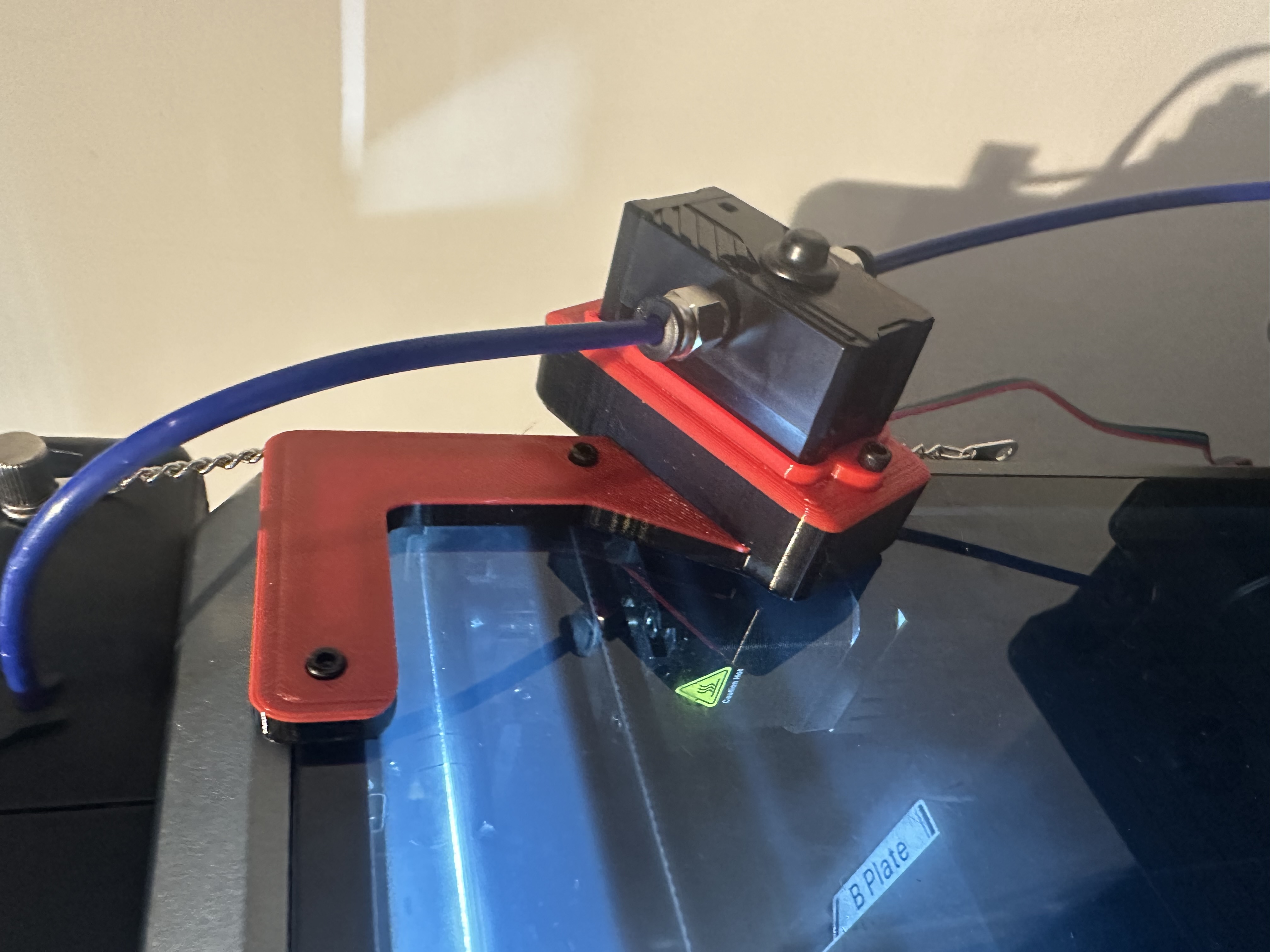 Creality K1 MAX BTT SFS bigtreetech filament sensor v2.0 holder bracket
