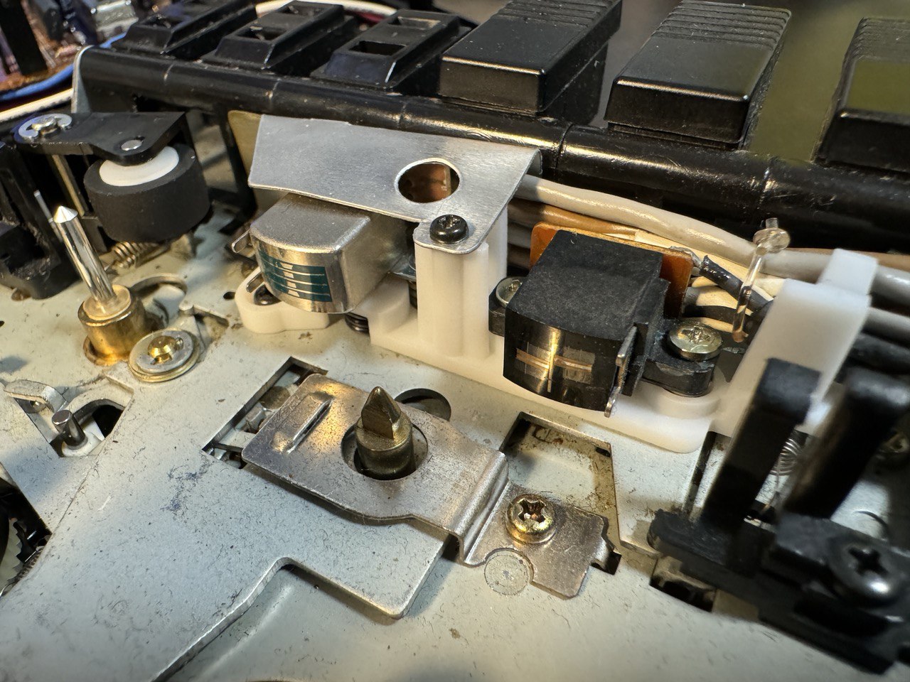 Head Base for 4-track Cassette Recorder - GEC Transport (Tascam, Yamaha, etc.)
