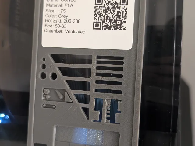 Vertical Filament Swatch with Tests