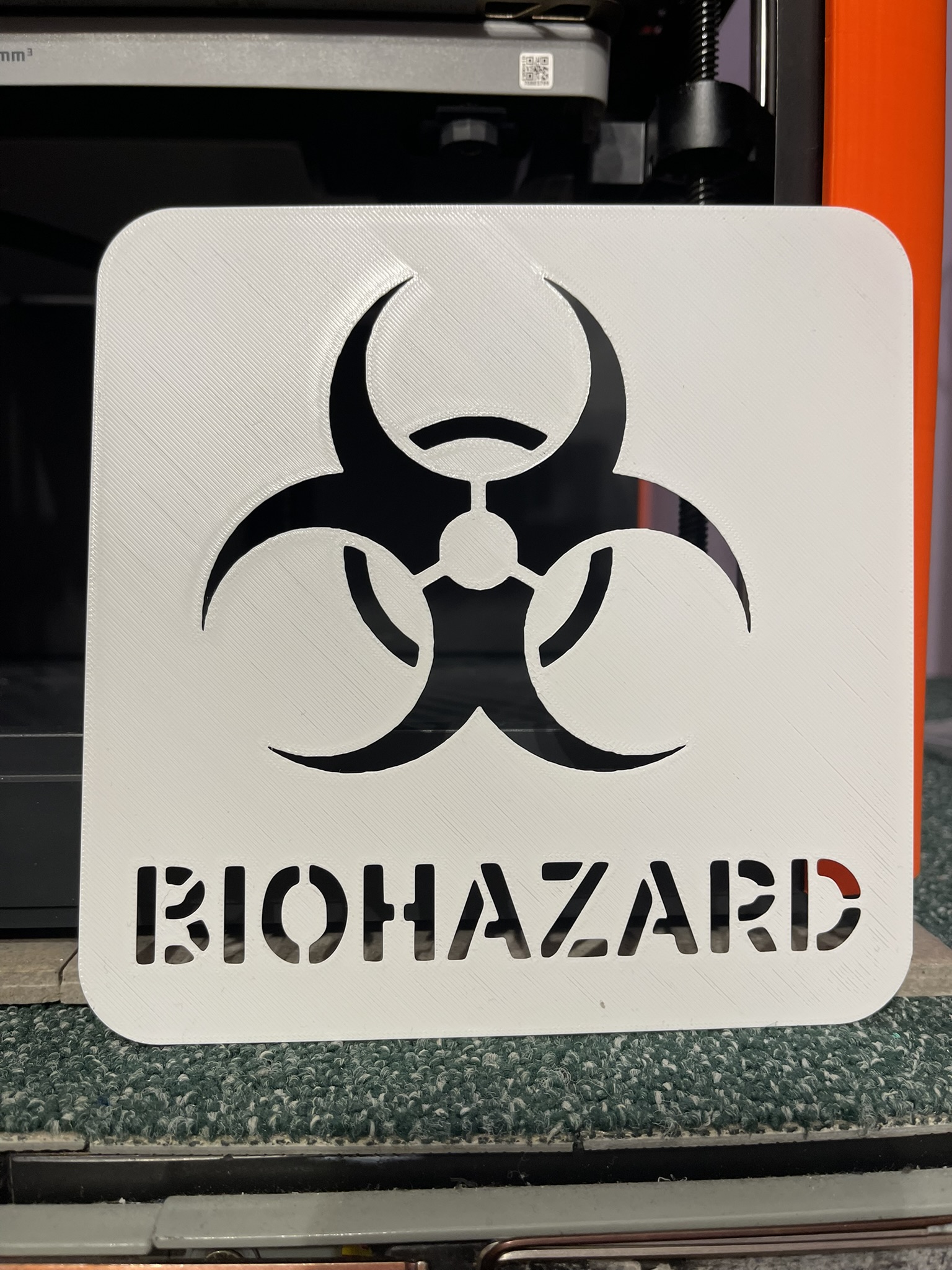 Biohazard - Stencil template