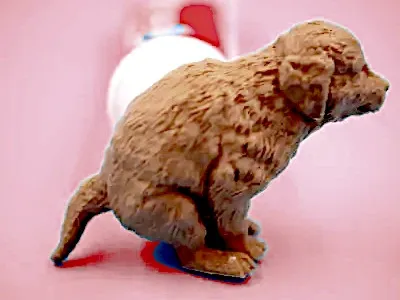 Pooping Dog Toothpaste Dispenser - Scaled to fit Colgate Toothpaste