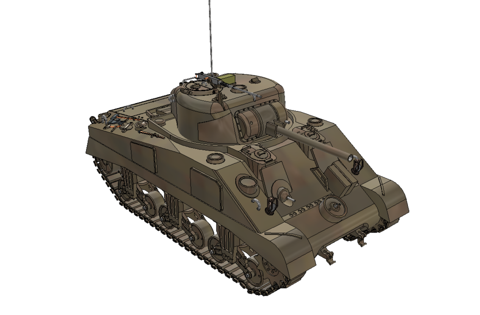 US Army M4 Sherman medium tank