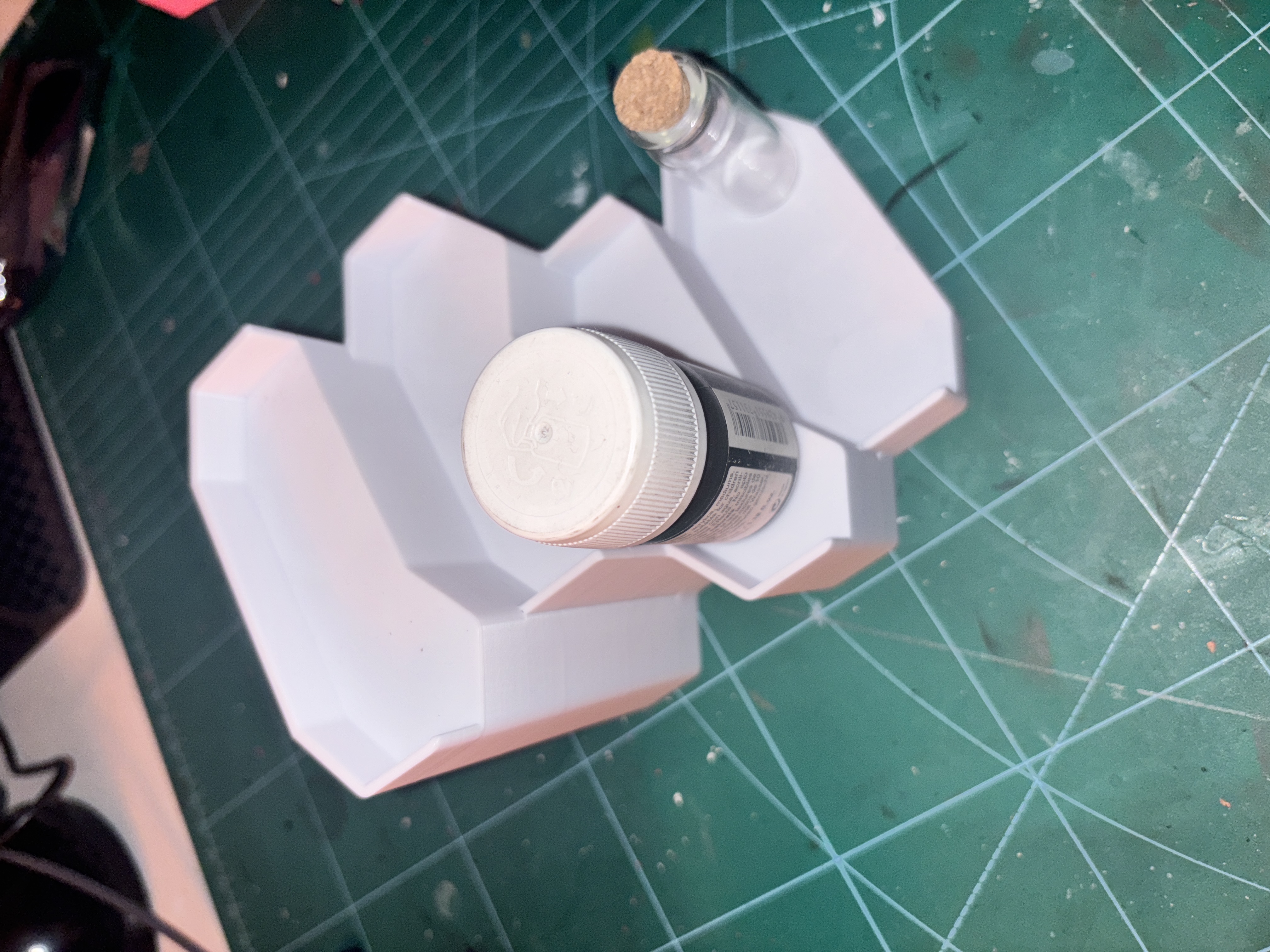 Modular paint Rack 9cm intermediate piece v2