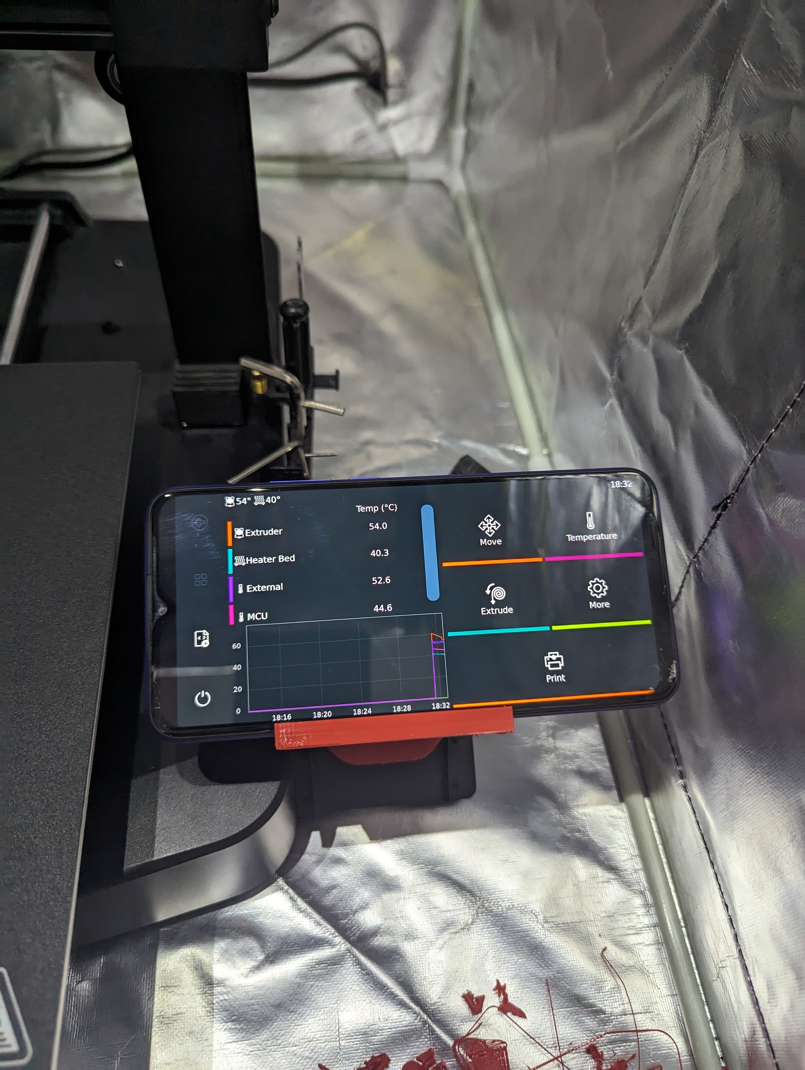 Phone Support for original LCD Support for Ender 3 V3 SE