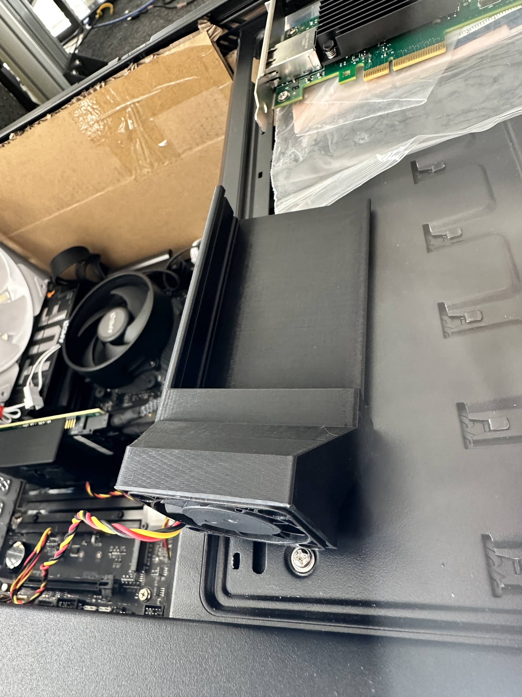 Half Height PCIE card cooler - NIC HBA or other low profile heatsink