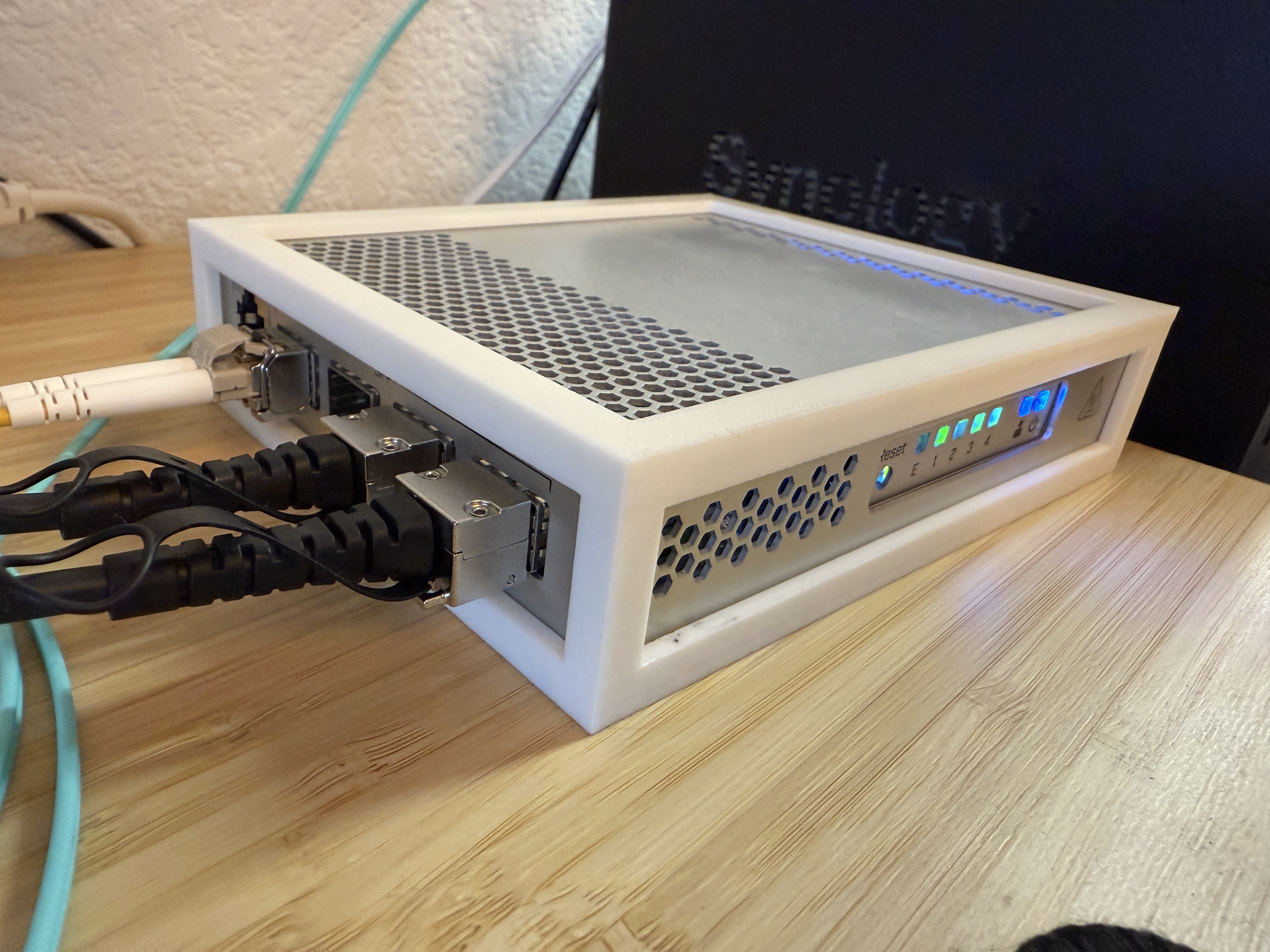 MikroTik CRS305-1G-4S+in Bracket Hanger Under Desk Mount