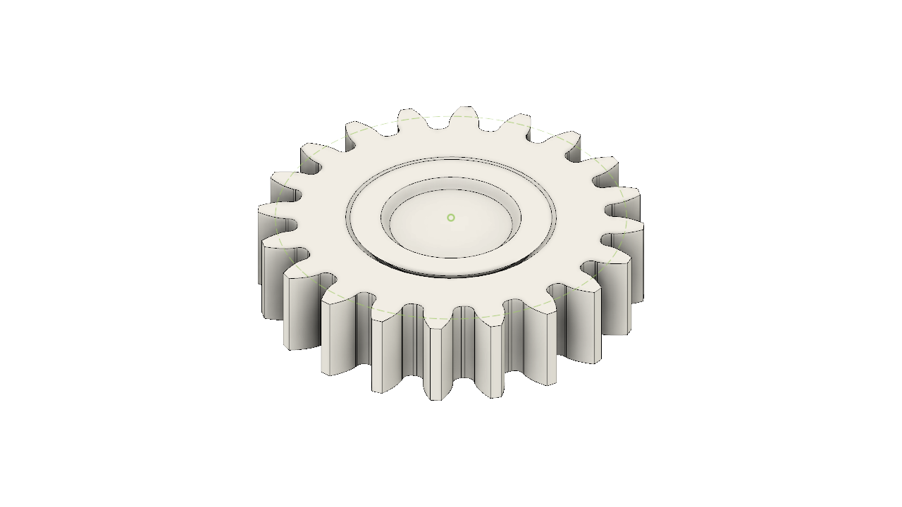 Gear spinner Print in place. Source Files!