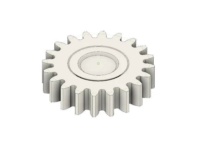 Gear spinner Print in place. Source Files!