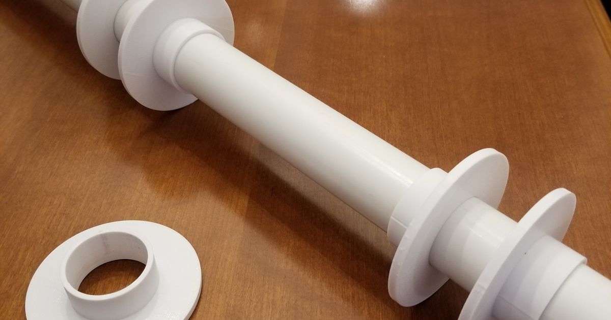 Divider for 1" PVC pipe by Jon Download free STL model