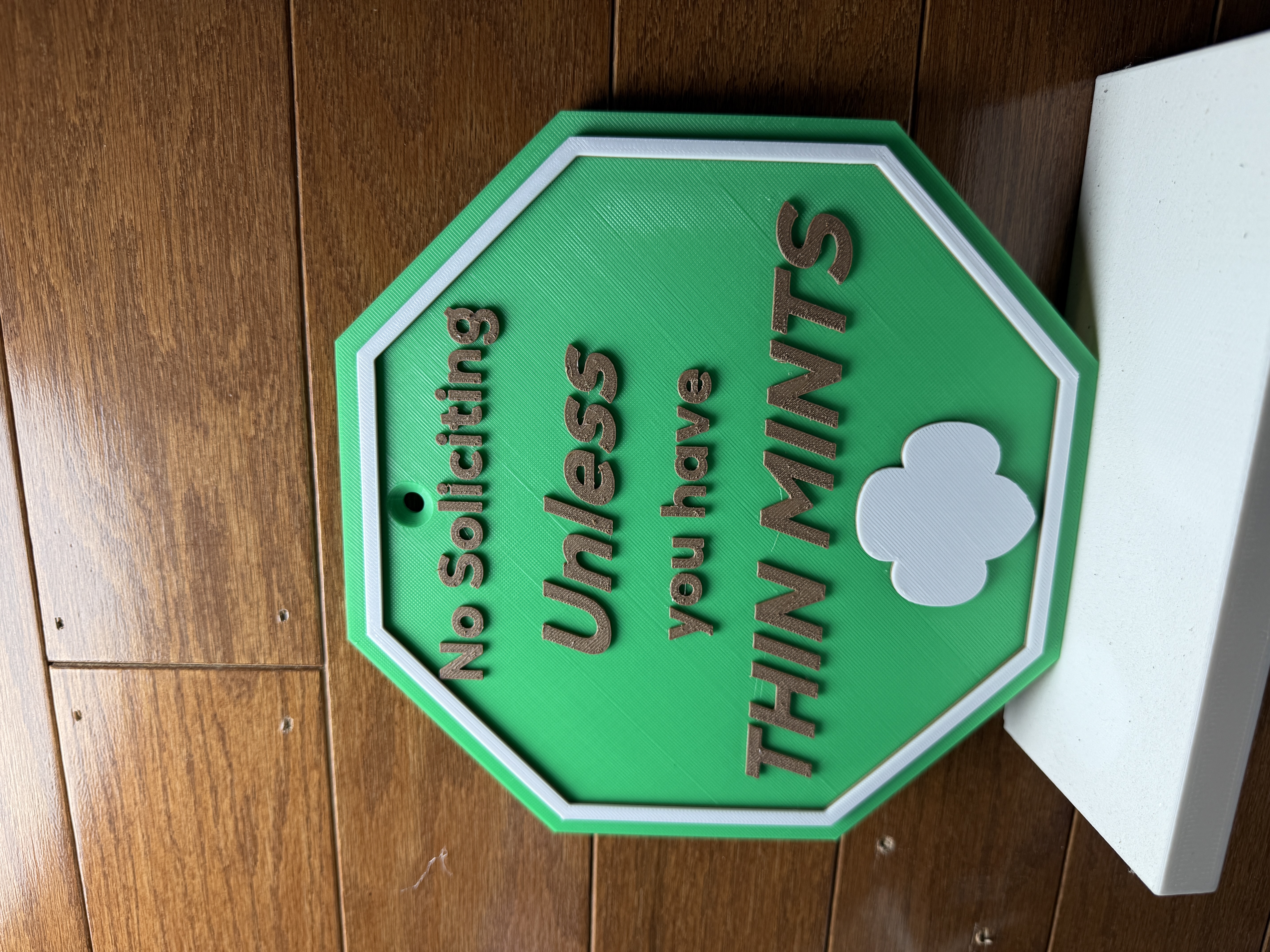 Girl Scout Thin Mint Sign