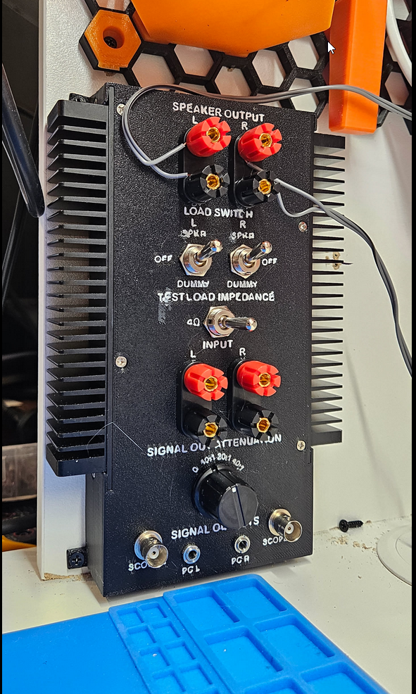Audio Amplifier Bench Test Box