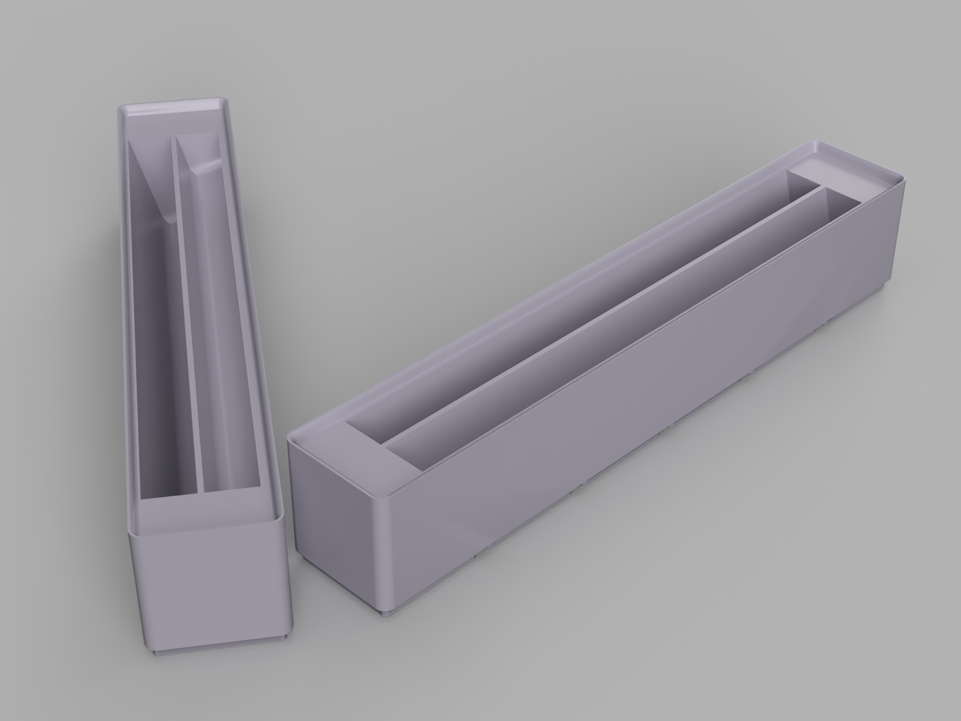 Gridfinity Angled Dual Scissors Holder — miniatura 2