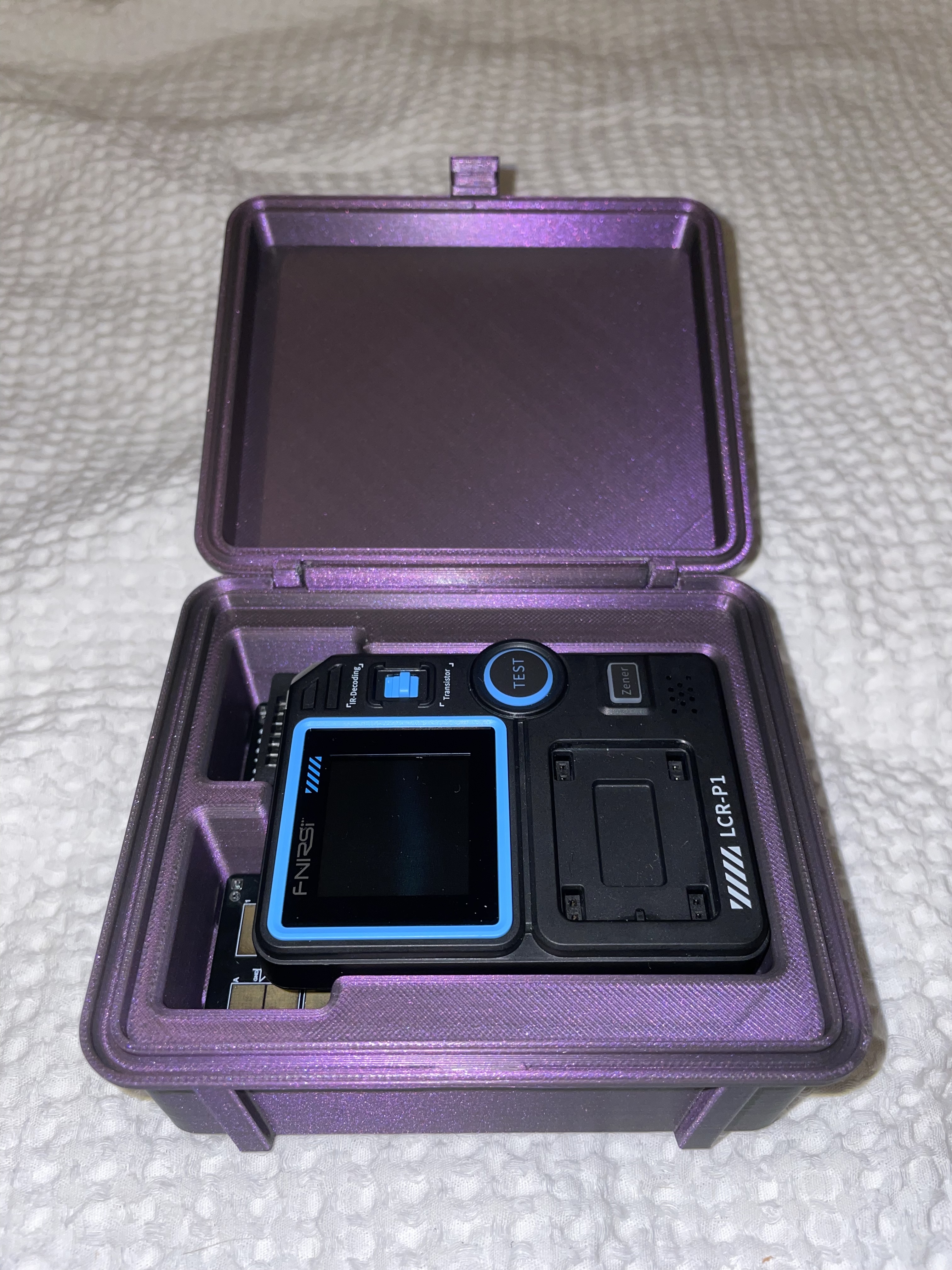 FNIRSI LCR-P1 Transistor Component Tester ESR Meter Case