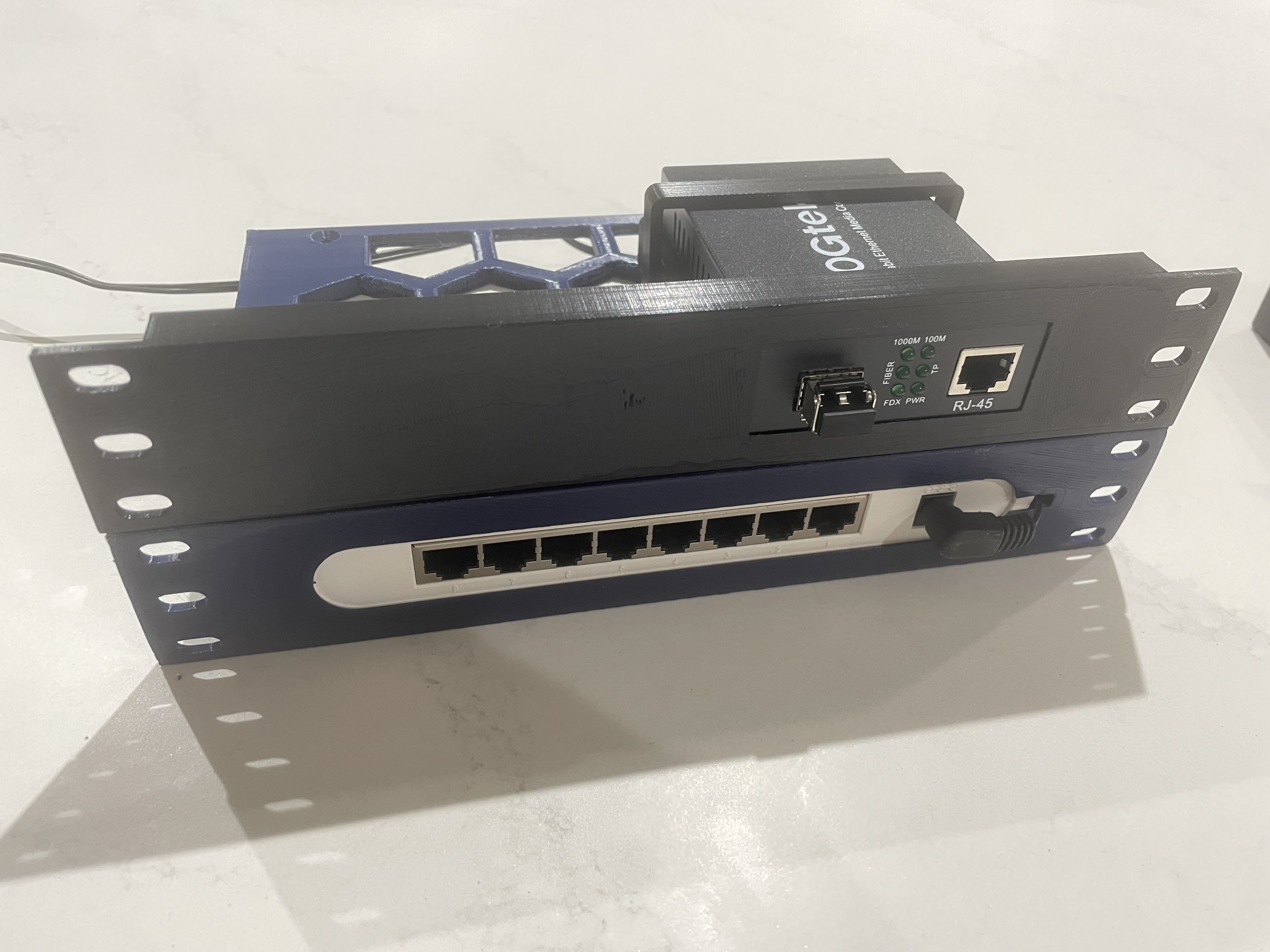 10Gtek Media Converter 10" Rack Mount