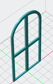 glass frame for miniature houses