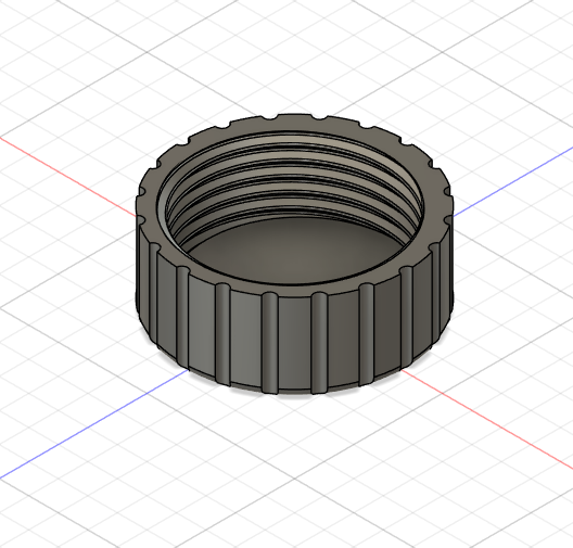 Gardenhose 1" endcap