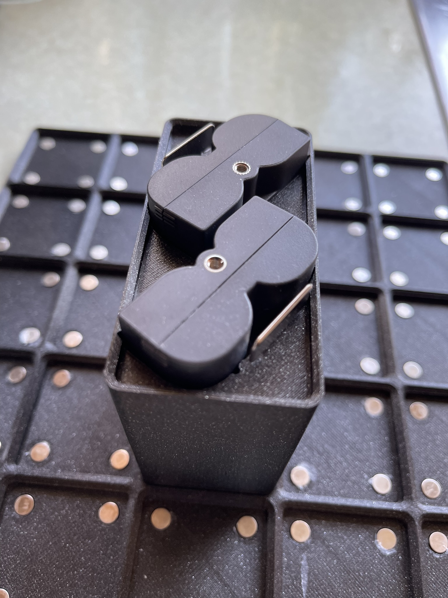 Gridfinity holder for Ring batteries