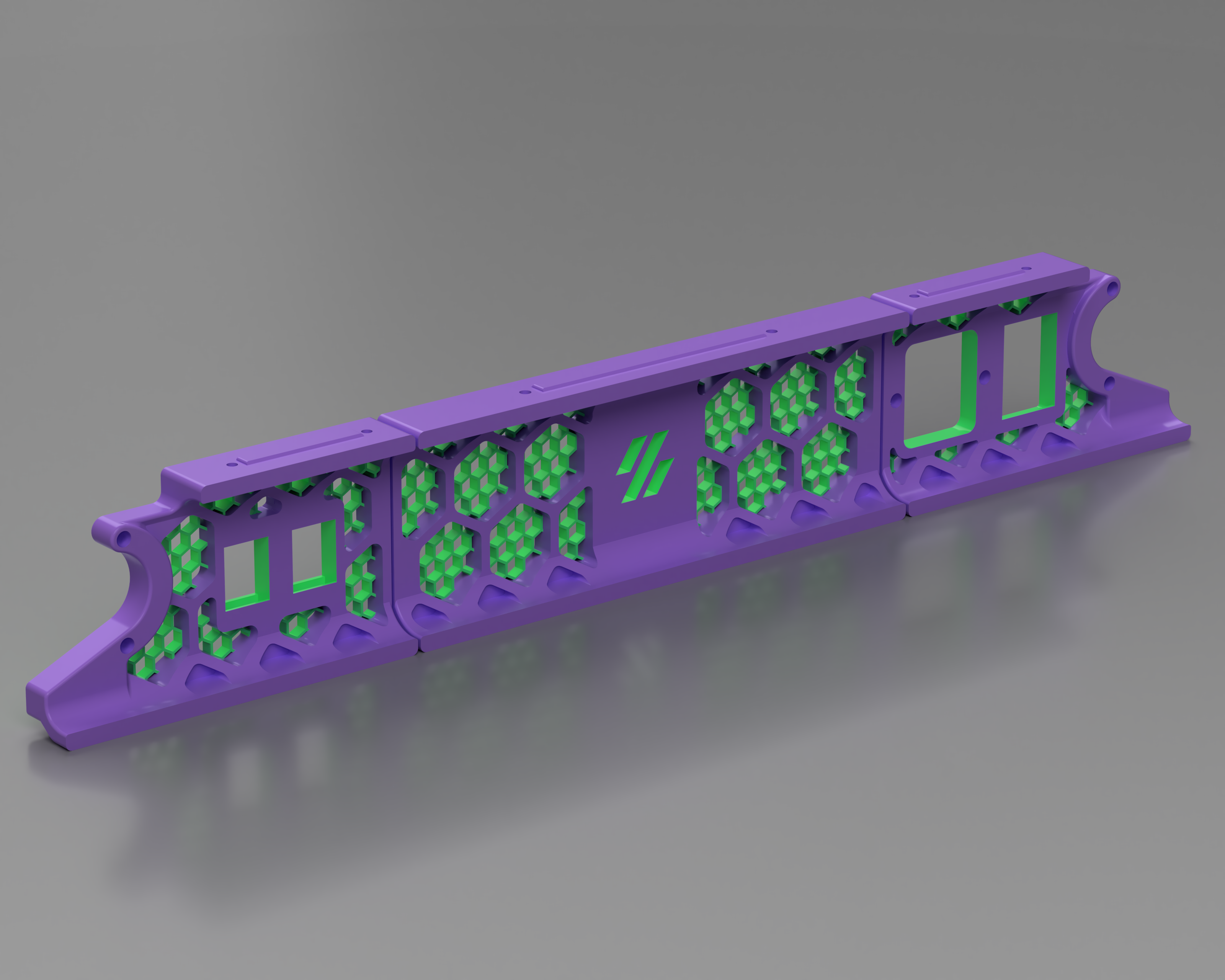 Voron V2.4 350mm Hex Mesh Rear Skirts  Filtered Inlet