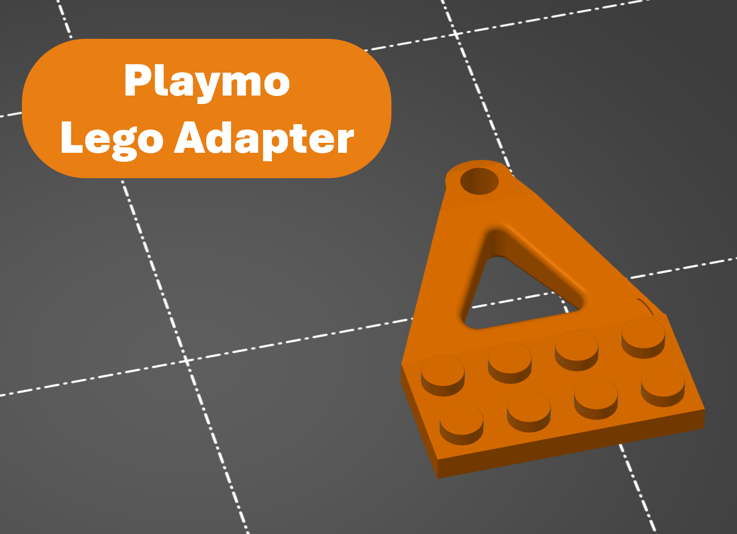 Playmo Lego adapter - trailer hitch