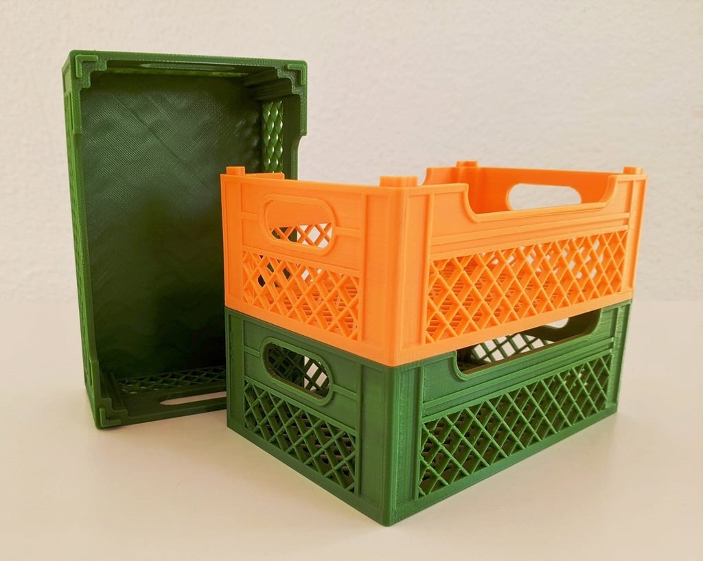 Stackable Crate 3D model thumbnail