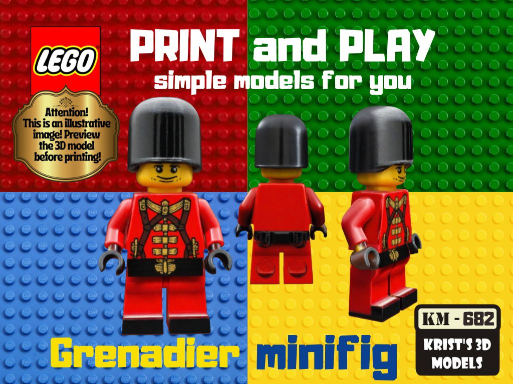 LEGO Grenadier Guard minifig