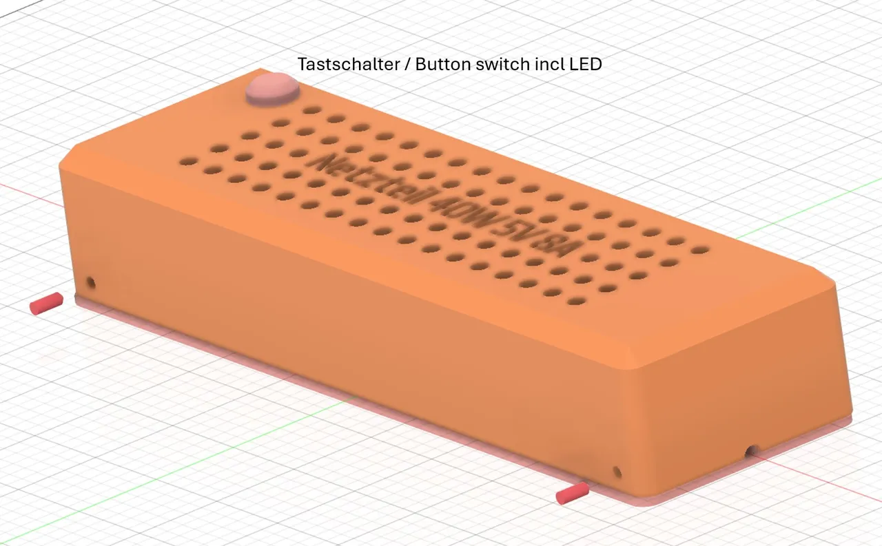 MEAN WELL LPV-60-5 LED-Netzteil – 40W, 5V, 8A, IP67, 90–264VAC – Schaltnetzteil Für LED-Beleuchtung
