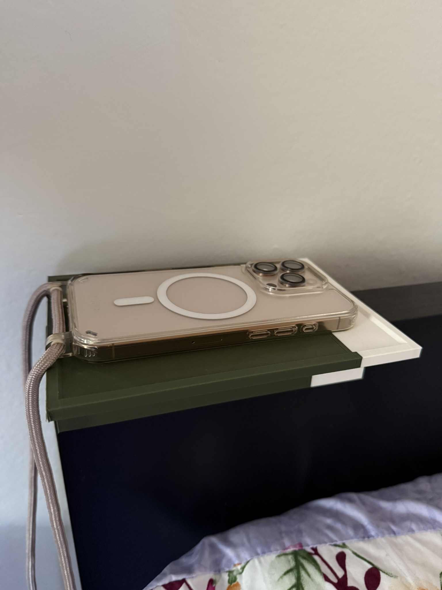 MALM bed things holder