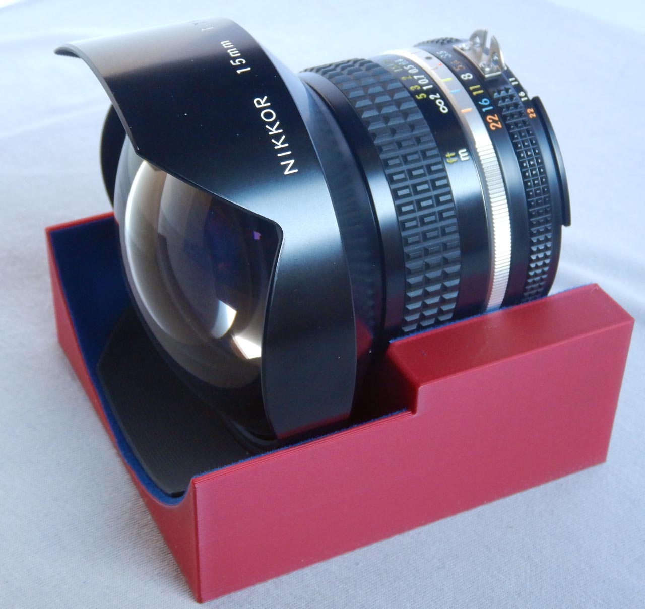 Nikon 15mm f 3,5 Ablage Schale;  Storage tray for Nikon 15mm f 3.5.