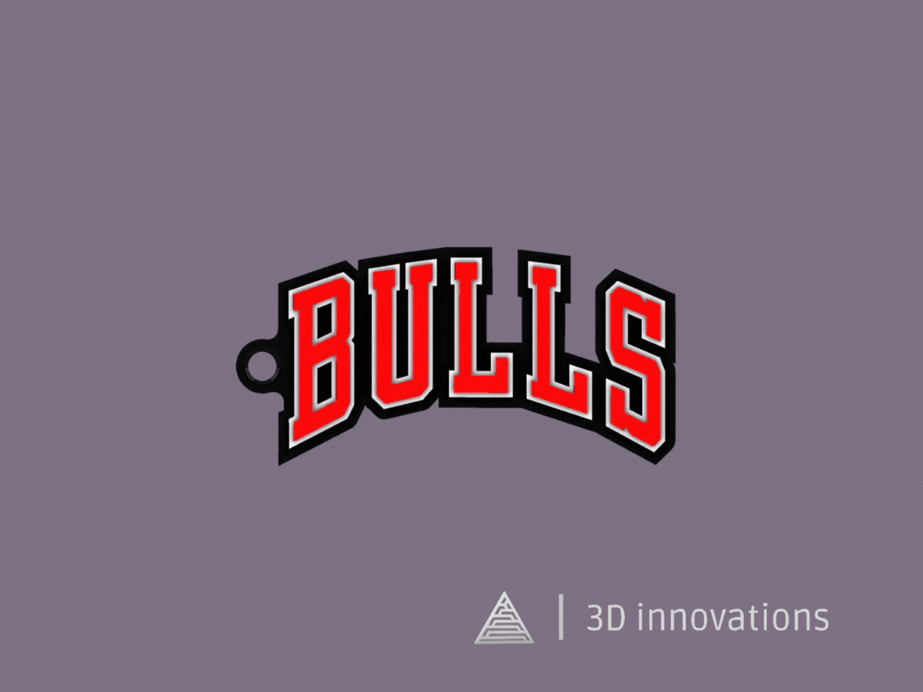 CHICAGO BULLS KEYCHAIN