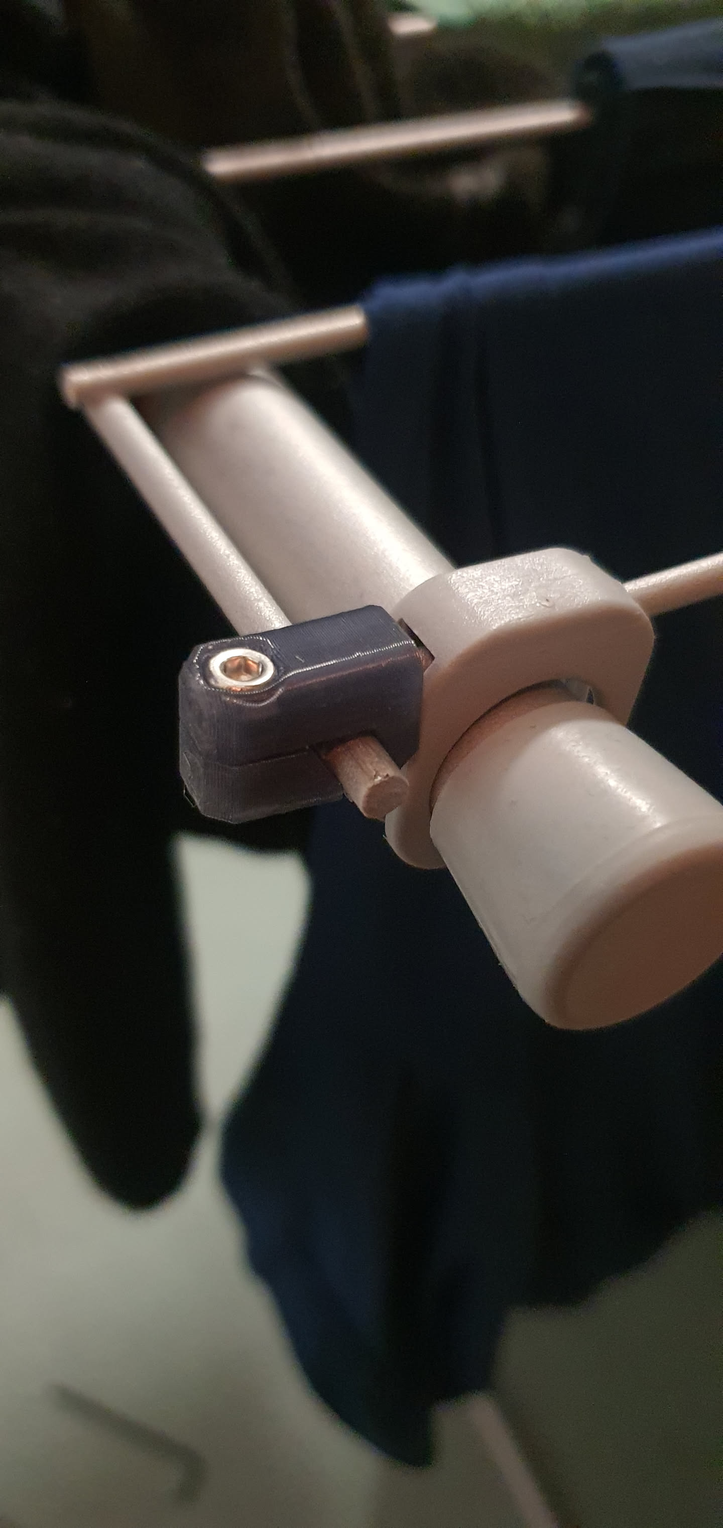 Drying rack side weld endpiece fix