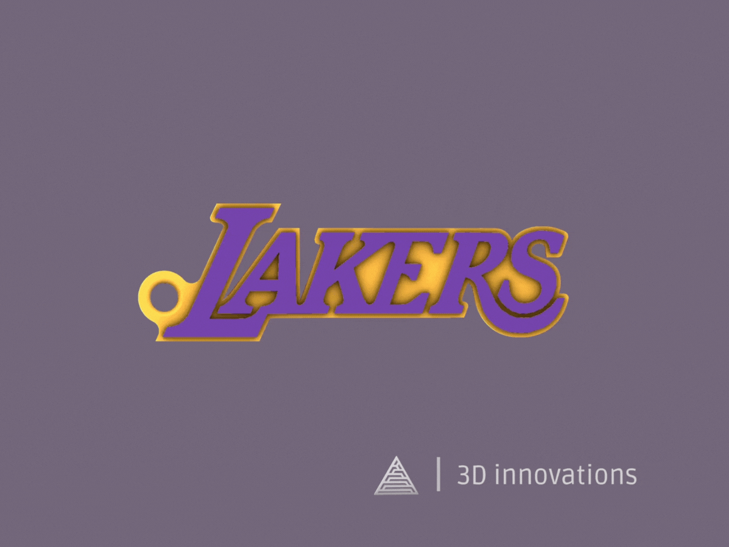 LOS ANGELES LAKERS KEYCHAIN
