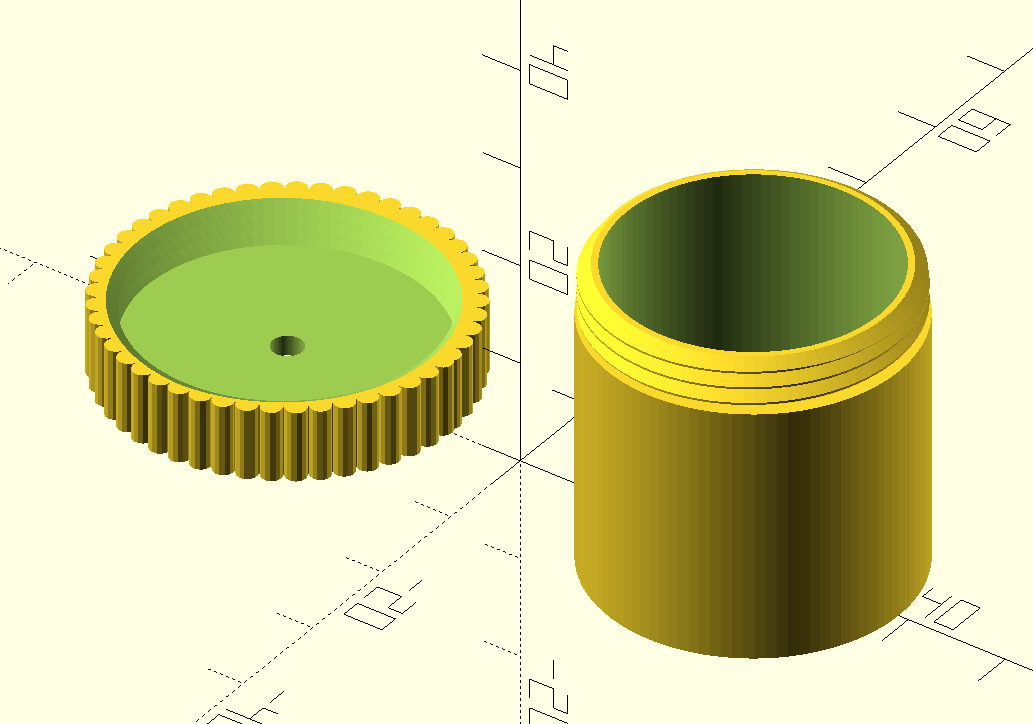 Parametric threaded box
