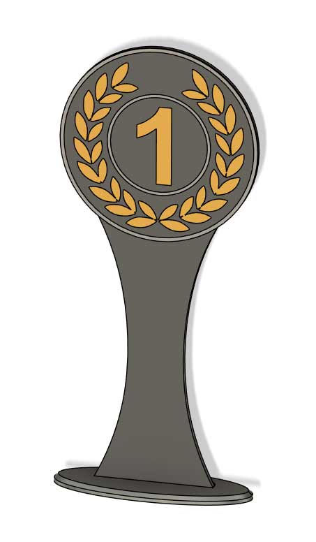 1st Anniversary Jubilee Birthday Universal Trophy Cup