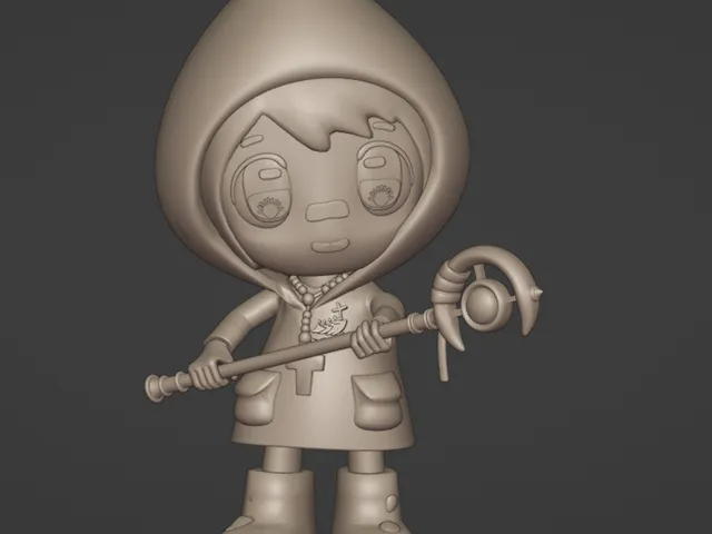 Luce the Slayer - Vatican mascot Luce + Frieren - 2 poses