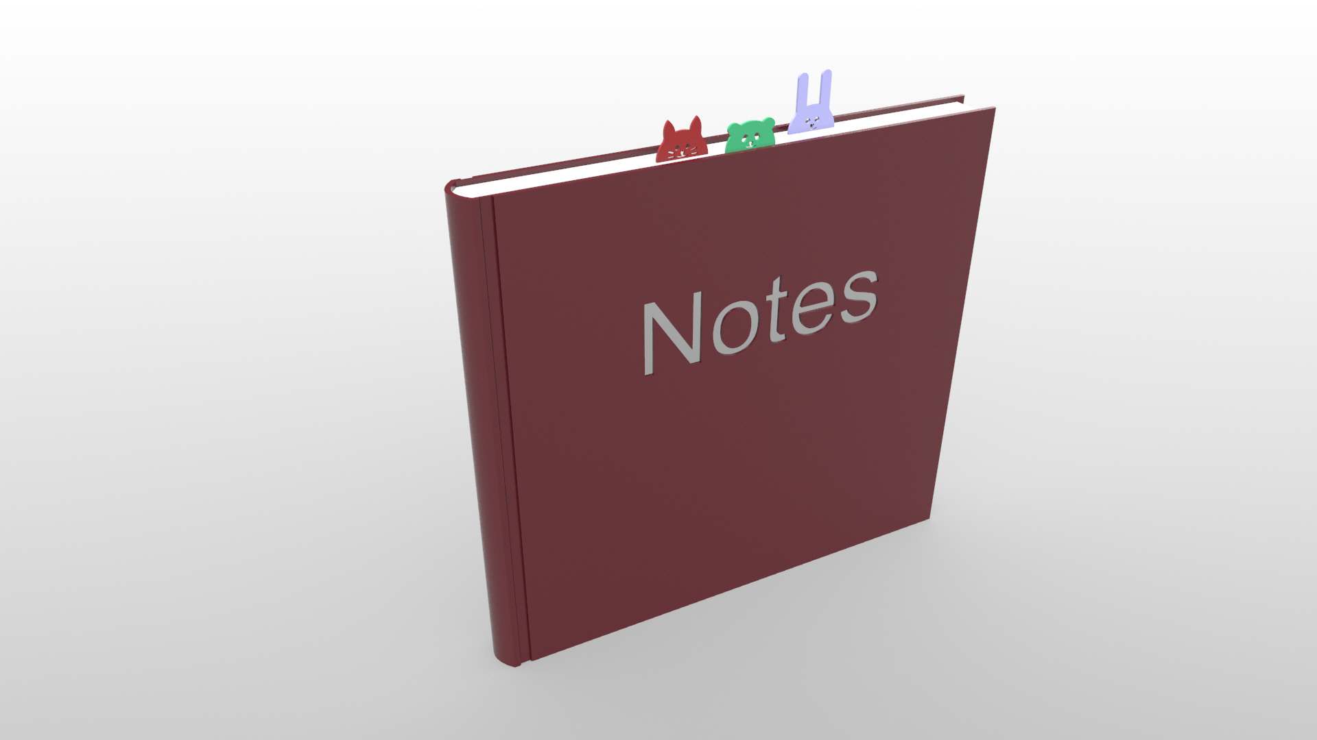 Miniatura 3 do modelo 3D Animal Bookmarks