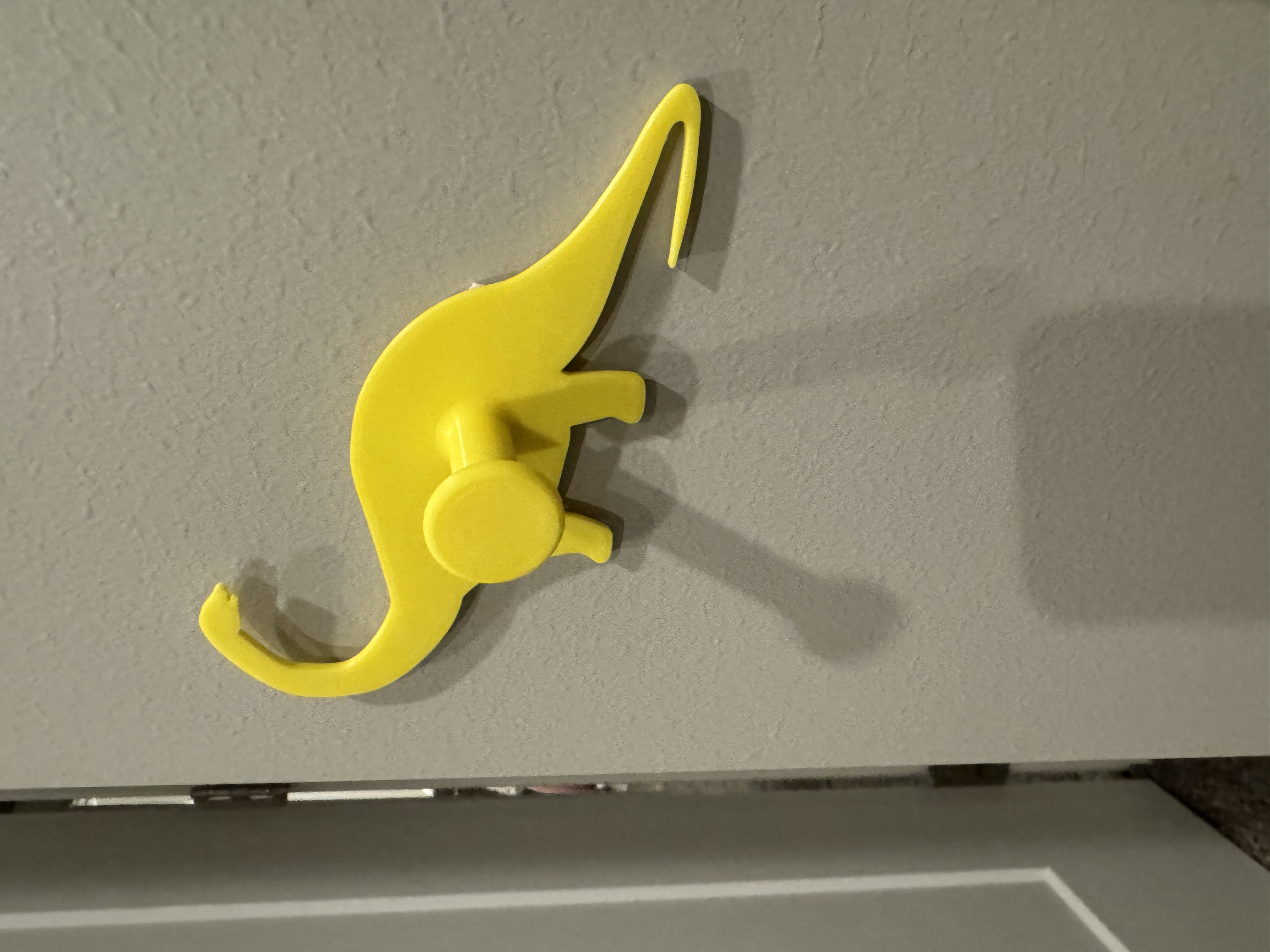 Dinosaur Command Strip Hook