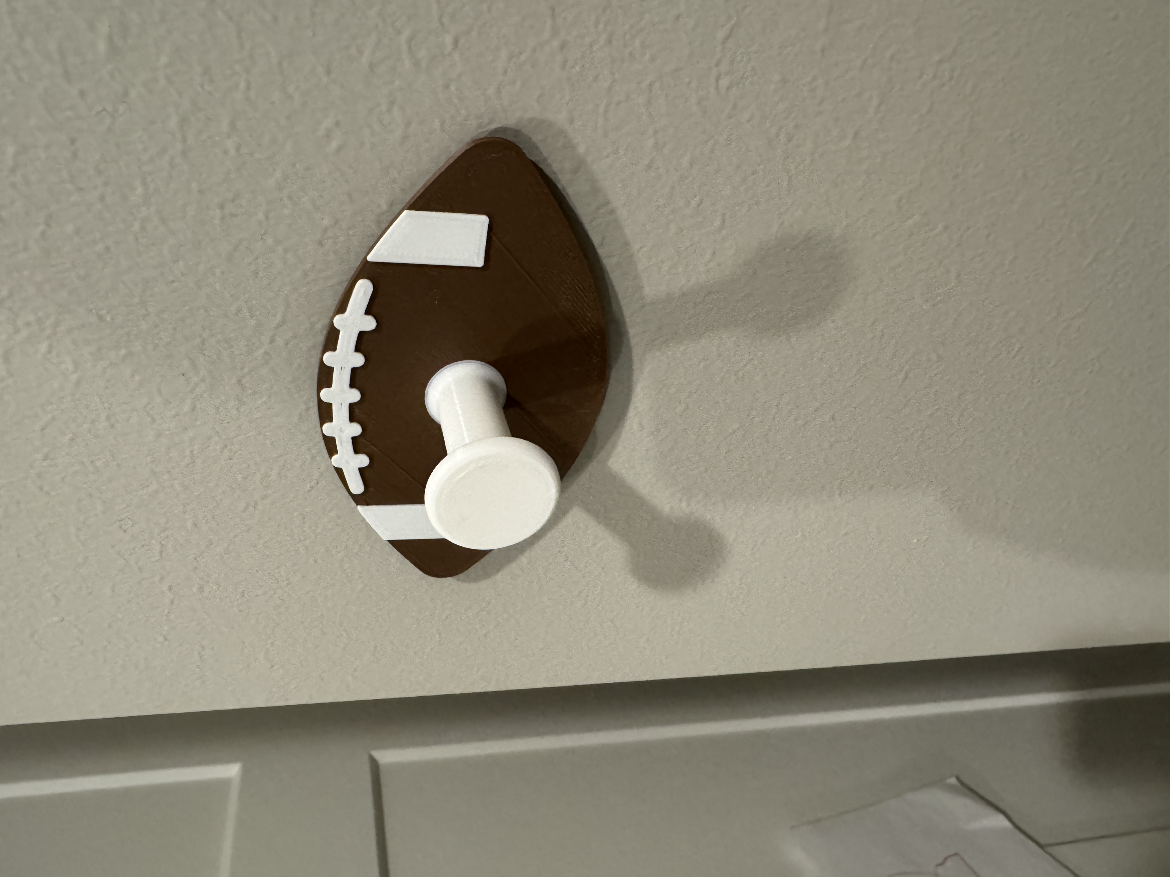 Football Command Strip Hook