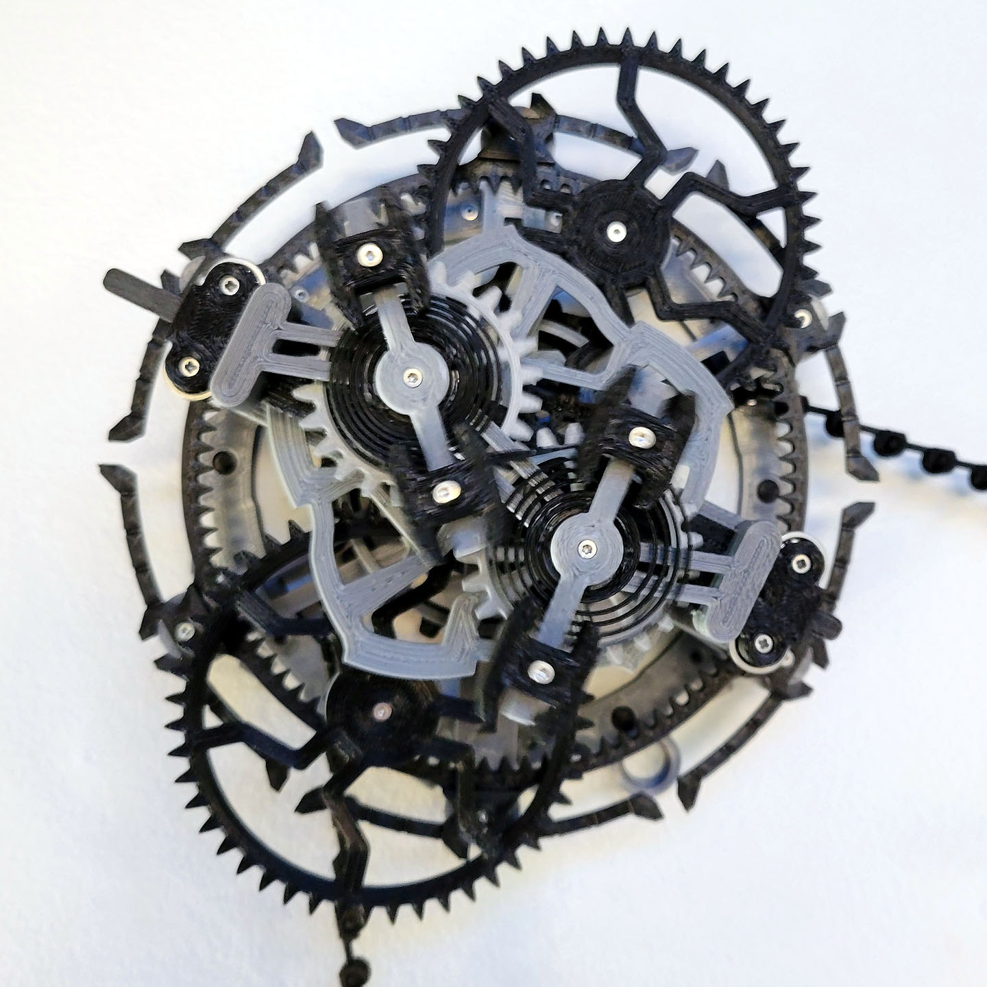Wall-of-Wonder Mechanical Tourbillon Clock — thumbnail 9