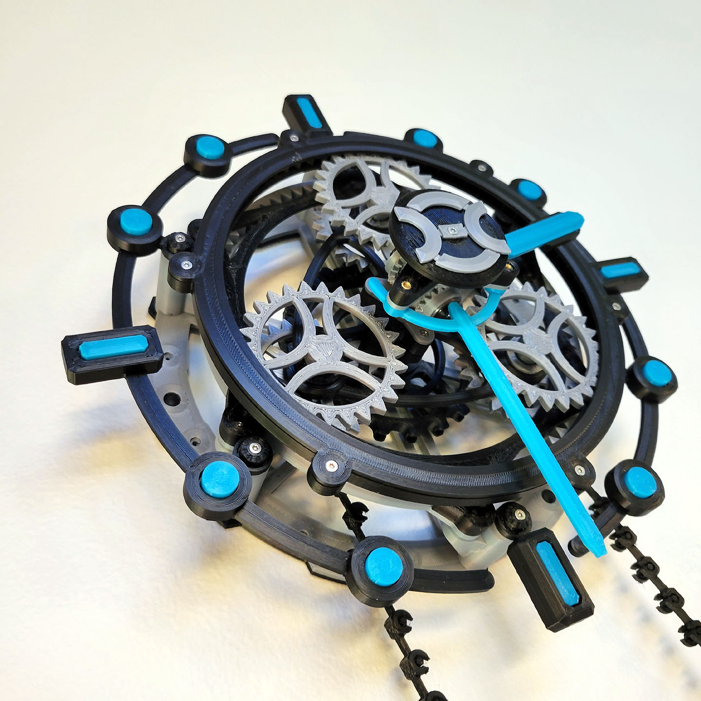 Wall-of-Wonder Mechanical Tourbillon Clock — thumbnail 6